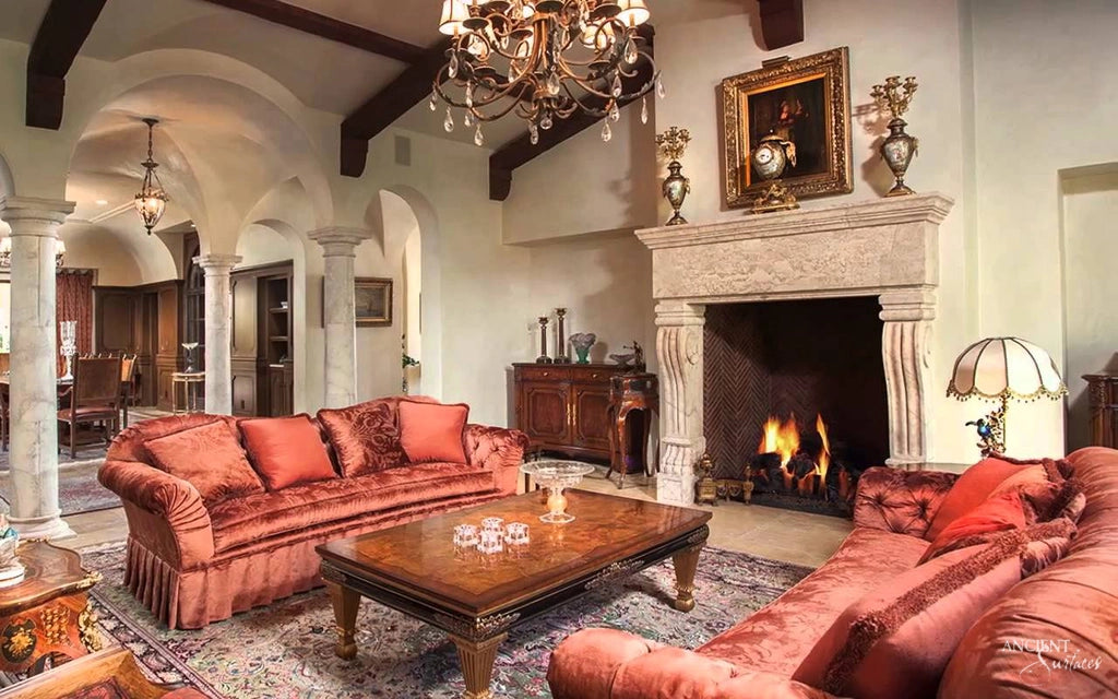  Analyzing image    Limestone-Fireplace-Reclaimed-Stone-Mantles-Ancient-Surfaces-Vintage-Cheminee-Elegant-Home-Decor-Ideas-