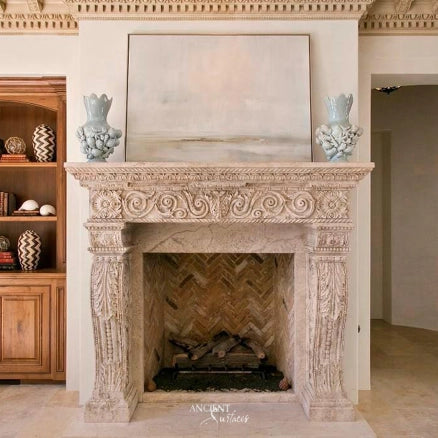  Analyzing image     Limestone-Fireplace-Reclaimed-Stone-Mantles-Ancient-Surfaces-Vintage-Cheminee-Elegant-Home-Decor-Ideas-