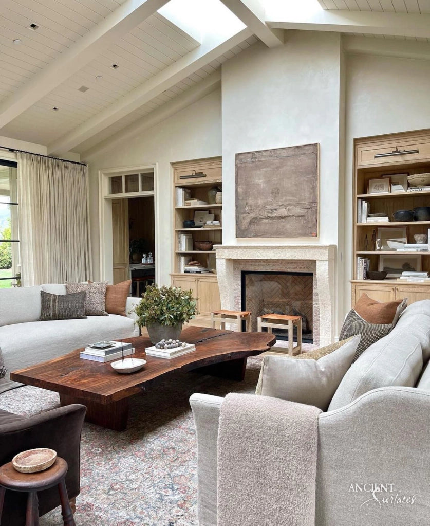 Limestone-Fireplace-Reclaimed-Stone-Mantles-Ancient-Surfaces-Vintage-Cheminee-Elegant-Home-Decor-Ideas-