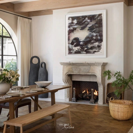 Limestone-Fireplace-Reclaimed-Stone-Mantles-Ancient-Surfaces-Vintage-Cheminee-Elegant-Home-Decor-Ideas-